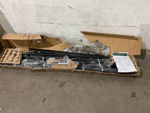 lot 116 image: ZINUS Van 16 Inch Queen Size Metal Platform Bed Frame