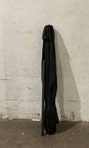 lot 120 image: FLAME and SHADE 10ft Patio Umbrella - Black