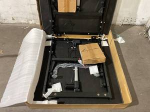 lot 10 image: Lucid L150 Charcoal Adjustable Base Twin XL Bed Frame with Head and Foot Incline