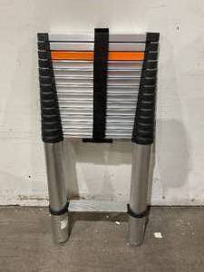 lot 325 image: Energy Bear 12.5ft Aluminum Telescoping Multi Purpose Ladder