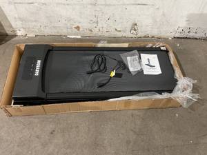 lot 124 image: DAEYEGIM Under Desk Walking Pad Treadmill - Black