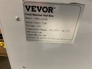 lot 14 image: VEVOR Commercial Hot Box Food Warmer
