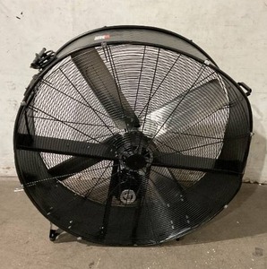 lot 24 image: K Tool International 42 Belt Drive Drum Fan - Black