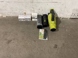 lot 40 image: SEYVUM 580CFM MAX Leaf Blower Cordless with 5.0 Battery & Fast Charger
