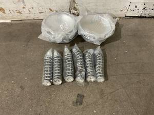 lot 41 image: CHDT66 Complete Chrome Hub Cap and Nut Cover Kit for Semi Truck and Trailer and Truck