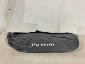 lot 345 image: Plusvivo Foldable Gray Durable Oxford Pop Up Dog Tent