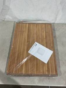 lot 357 image: SONGMICS 39.6 Gallons Foldable Bamboo 3-Section Laundry Hamper with Machine Washable Liner