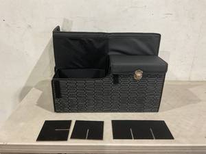 lot 362 image: Black with White Stiching Car Trunk Organizer