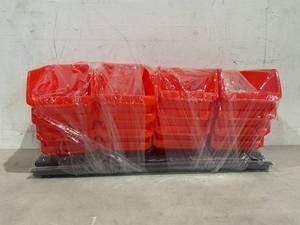 lot 367 image: TNINE Wall Mounted 16 Bin Hanging Organizer