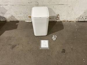 lot 42 image: TOWNEW T1S Smart Trash Can, 4.1 Gallon - White