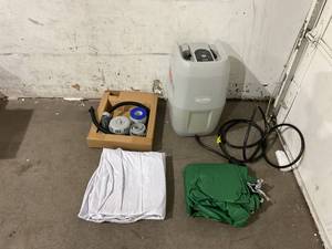 lot 48 image: Coleman SaluSpa Inflatable Hot Tub Spa with Heated Water System and 140 Bubble Jets