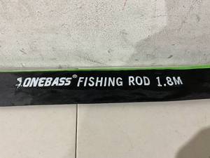 lot 51 image: One Bass Blue Fishing Rod 1.8M