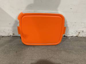lot 267 image: BIRDROCK HOME Large Orange BBQ Collapsible Food Prep & Cutting Board