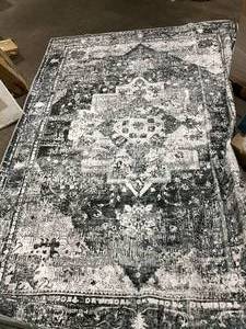 lot 272 image: YesRug 6 x 9 ft. Grey Boho Area Rug