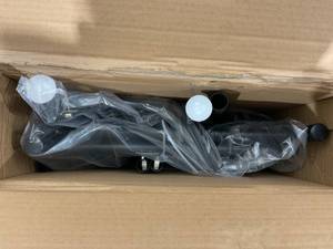 lot 288 image: Fishat Heavy Duty Double Rod Clothing Garment Rack - Black