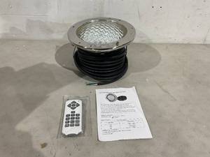 lot 373 image: 110-120V 35W Underwater LED Light for Pool with remote