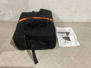 lot 393 image: Zoomster 14ft Replacement Trampoline Safety Net Enclosure for Round Frame Trampolines
