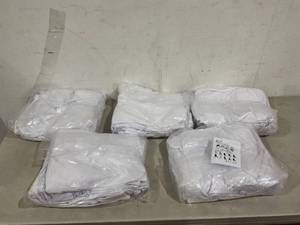 lot 396 image: LOT OF 50 - Obstal Spandex Dining Room Chair Covers - White