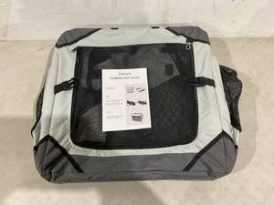 lot 397 image: Lesure Collapsible Dog Crate - Light Grey