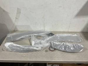 lot 139 image: AUTOTOP 4PCS Front Bumper Lip Spoiler - Black