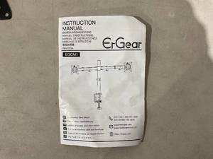 lot 144 image: ErGear Dual Monitor Desk Mount