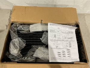 lot 146 image: HOMEFORT 5-Tier Wire Shelving - Black