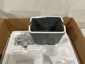 lot 150 image: Kastty 1.8Gal Natural Ceramic Pet Water Fountain - whiteGrey