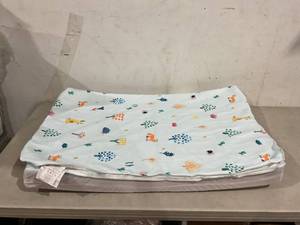 lot 152 image: Blissful Diary Mini Crib Pad with Sheets