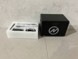lot 76 image: Asmuse Portable Bluetooth Speaker with Two Wireless Microphones and Remote