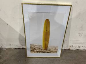 lot 414 image: Homeforia 20 x 30 Gold Frame Matted to 16 x 24 inch