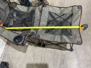 lot 429 image: YZTTFD Grey Folding Reclining Outdoor Camping Chair