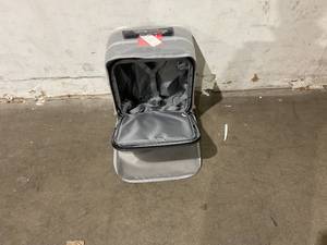 lot 86 image: Mixi Aluminum Frame 18 Carry On Rolling Luggage - Rock Grey