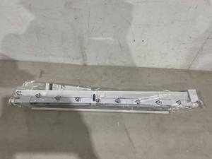 lot 166 image: LazBlinds Cordless 1 Vinyl Horizontal Mini Blinds - White