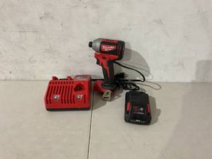 lot 91 image: Milwaukee M18 18-Volt 14-Inch Brushless Impact Driver