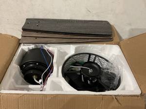 lot 98 image: Ohniyou 52 Inch Farmhouse Ceiling Fan with Lights and Remote