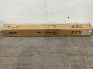 lot 439 image: Tempera 9ft Auto Tilt Patio Umbrella - Light Blue