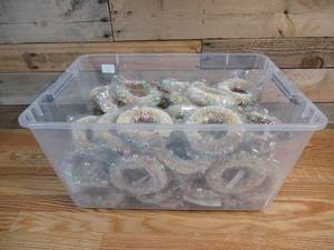 lot 47 image: Large Lot of Christmas Wreath Ornaments