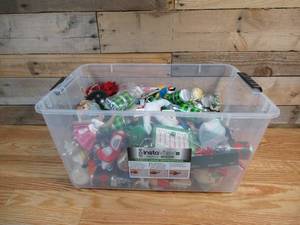 lot 54 image: Large Lot of Christmas Ornaments