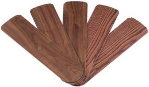 lot 124 image: Westinghouse OakWalnut Indoor Replacement Blades for 52 in. Ceiling Fans (5-Pack)