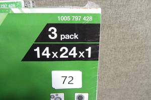 lot 128 image: Set of 2-3Pack HDX 14x24x1 FPR 5 Furnace Filters