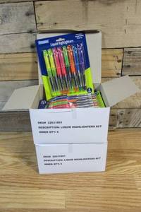 lot 143 image: 12 packs of Liquid Highlighters