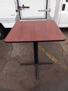 SQUARE COUNTER HEIGHT TABLE
