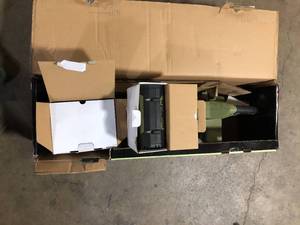 Green Machine 62V Brushless 16 in. Battery Chainsaw Auto-tensioning system, easy trigger start with 4 Ah Battery and Charger  Customer Returns See Pictures