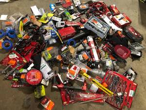 Huge Lot of Hand Tools and Hardware  Various Models and Conditions Customer Returns See Pictures