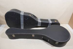 lot 6 image: Banjo and Acoustic Guitar Cases