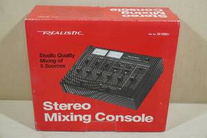 lot 9 image: Realistic Stereo Mixing Console