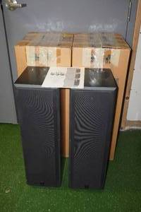 lot 19 image: B&W DM 620 Tower Speakers with Original Boxes