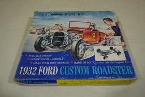 lot 85 image: Hubley 1935 Ford Custom Roadster Metal Kit