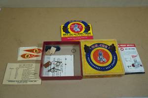 lot 91 image: Vintage OK Cub Model Motor Box with Inserts