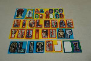 lot 106 image: Vintage Star Wars Sticker Cards